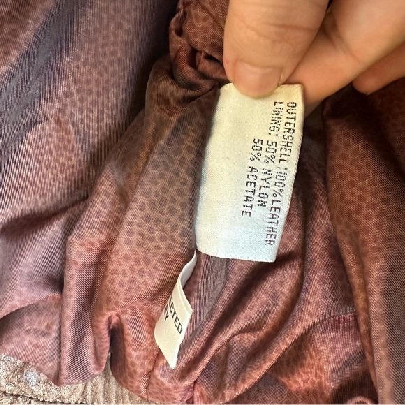 Vintage 100% Leather Open front Global Identity Brown Jacket size Large - Picture 2 of 9